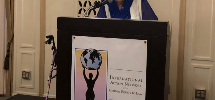 2019 Amel Zenoune-Zouani Rights and Leadership Awardee: Dr. Riffat Hassan 2019 Amel Zenoune-Zouani Rights and Leadership Awardee: Dr. Riffat Hassan